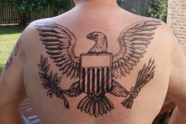 Great Seal of the USA tattoo