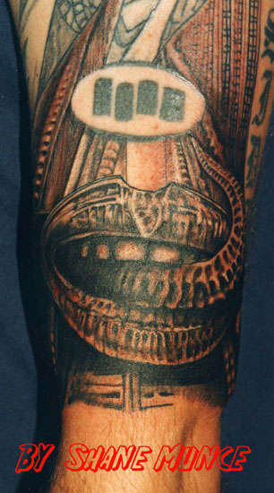 H R Giger tattoo