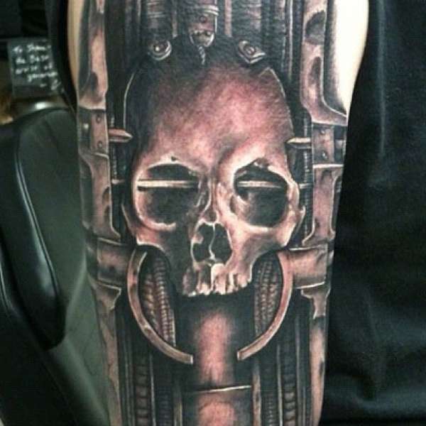 H R Giger tattoo