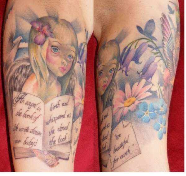 Inside left arm tattoo