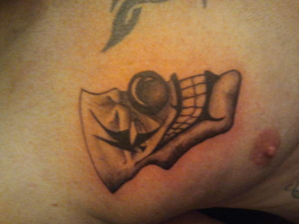 Laugh now tattoo