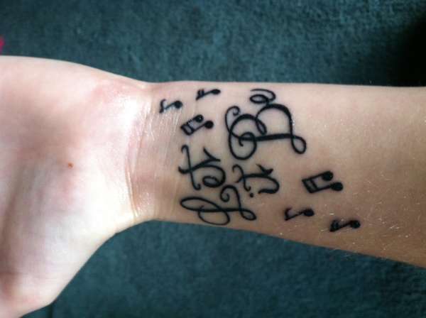 Let It Be Wrist Tattoo tattoo