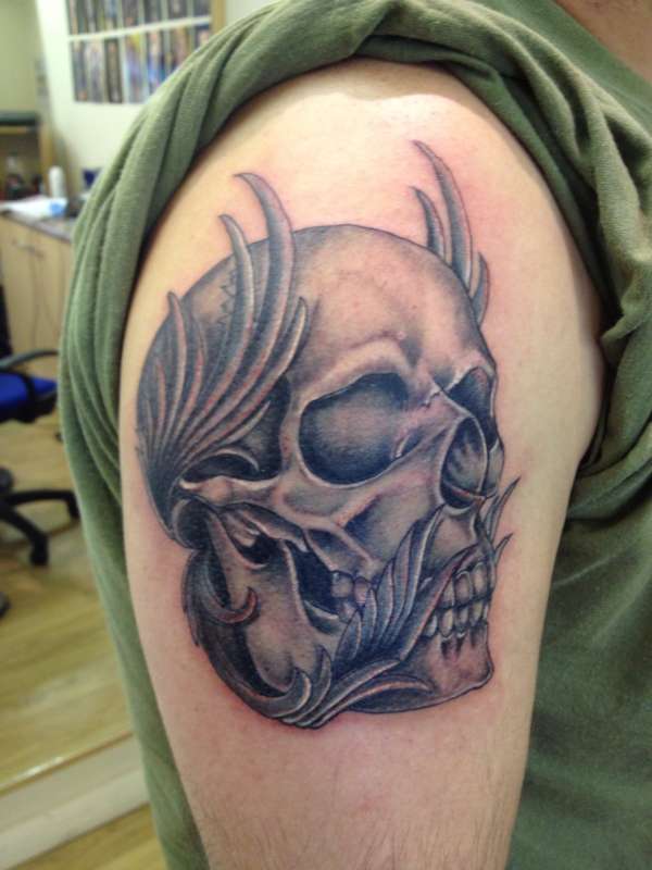 Skull tattoo