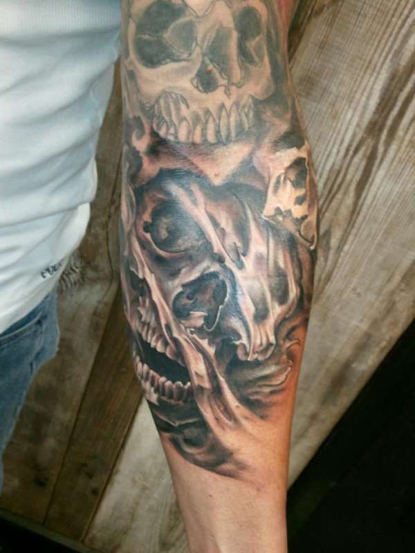 Skulls tattoo
