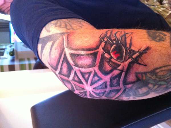 Spiders Webb with a slightly more modern look tattoo