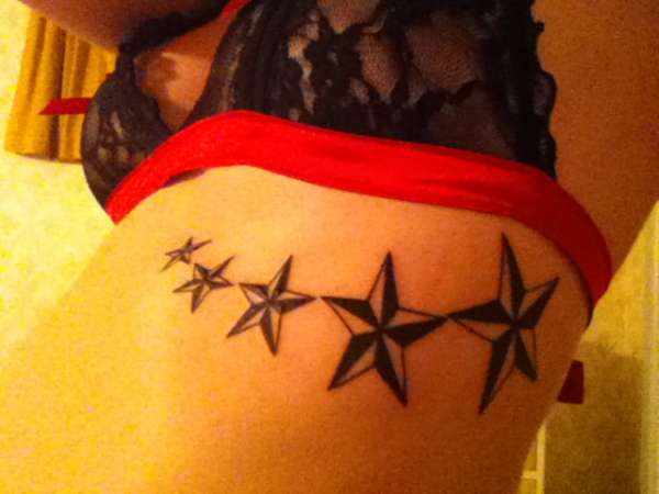 Stars on my ribs tattoo