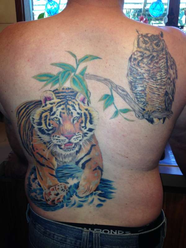 The Owl and the Tiger tattoo