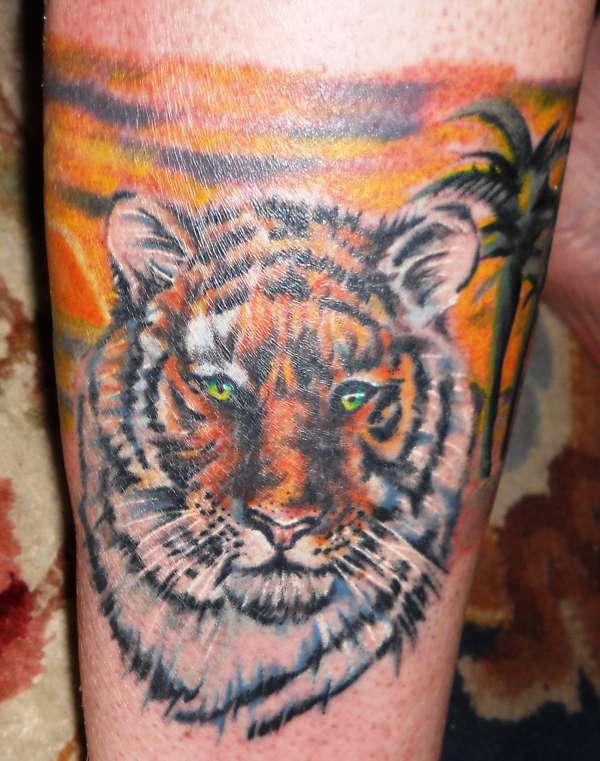 Tiger Pop tattoo