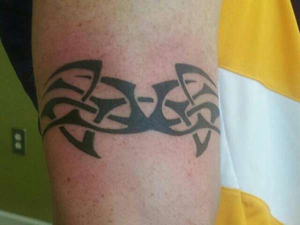 Tribal band tattoo