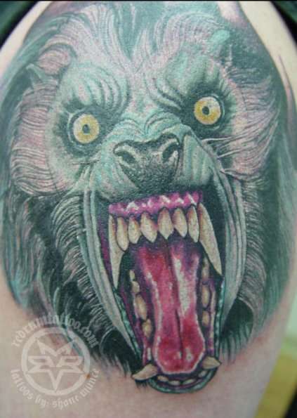 Warewolf tattoo