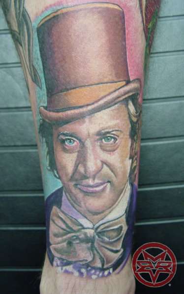 Willy Wonka tattoo