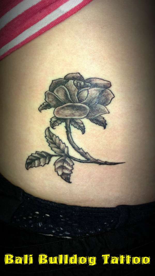 black rose tattoo
