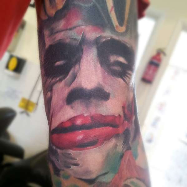 film Batman Joker tattoo. Max How tattoo