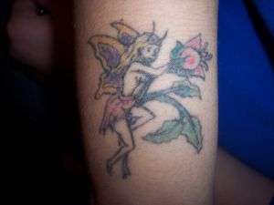 fairy/flower tattoo