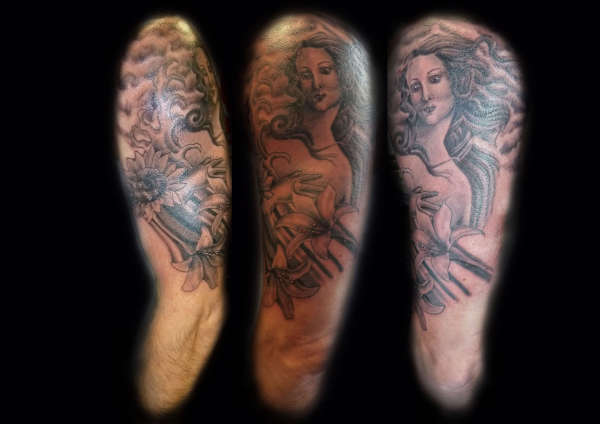 venus goddess tattoo