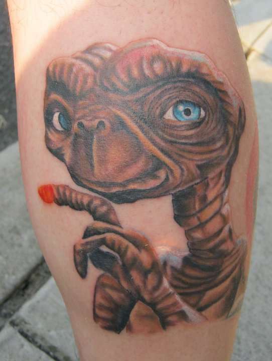 E.T. tattoo by doug anderson tattoo