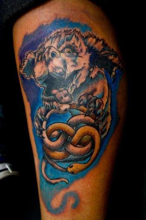 Falcor & the Auryn tattoo