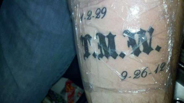 In memory of grandfather tattoo