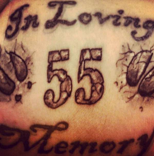 Loving memory tattoo