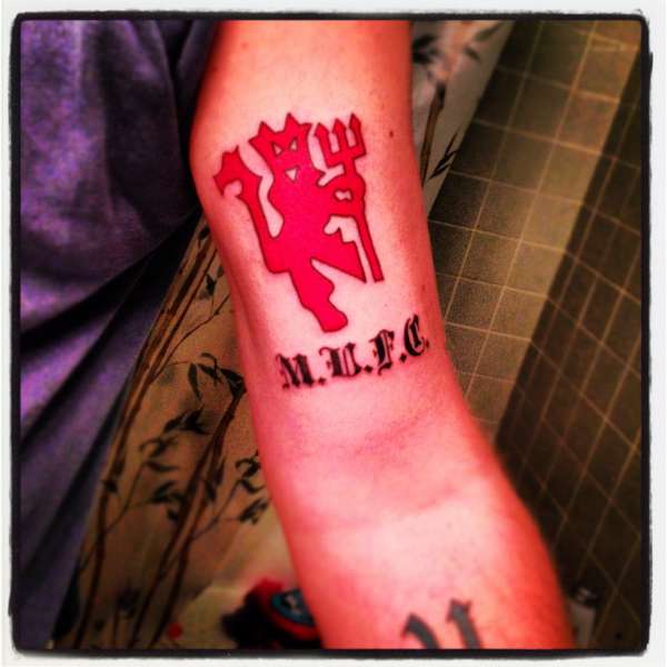 Manchester United Red Devil tattoo