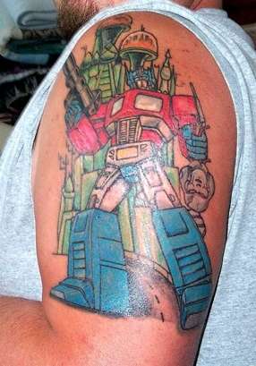 Optimus Prime tattoo