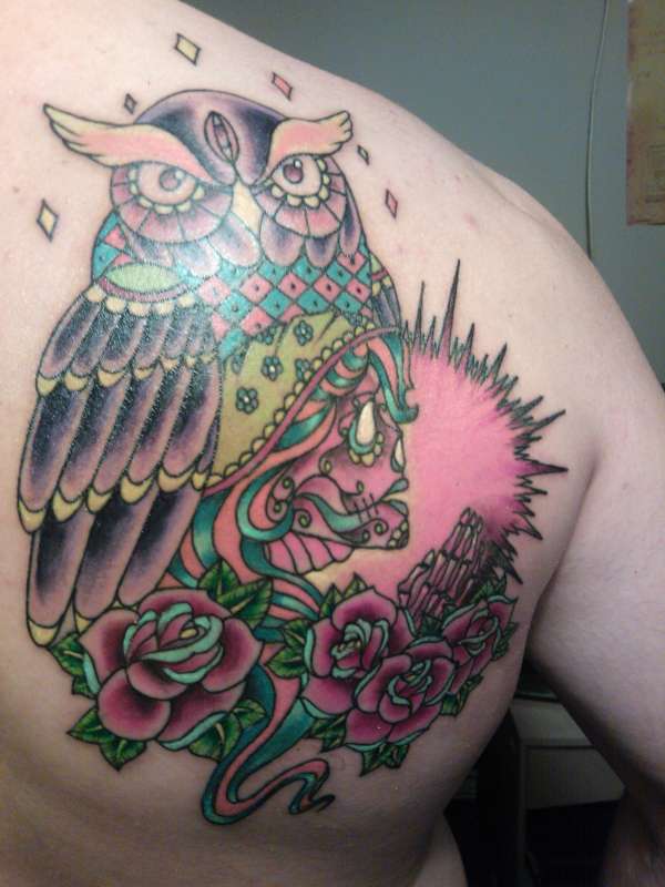 Owl Lady tattoo