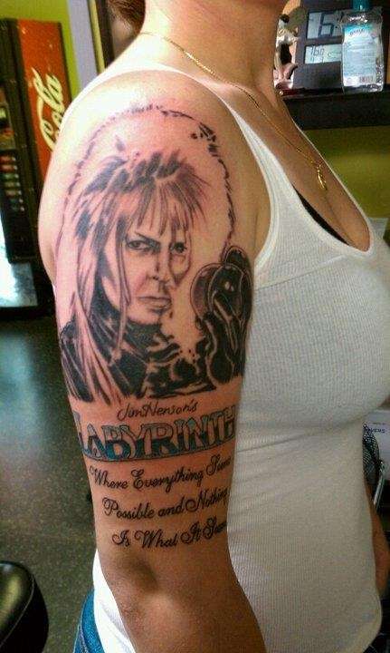 The Goblin King tattoo