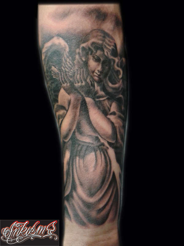 angel tattoo