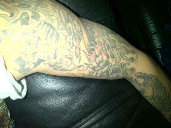 another view of my tats tattoo
