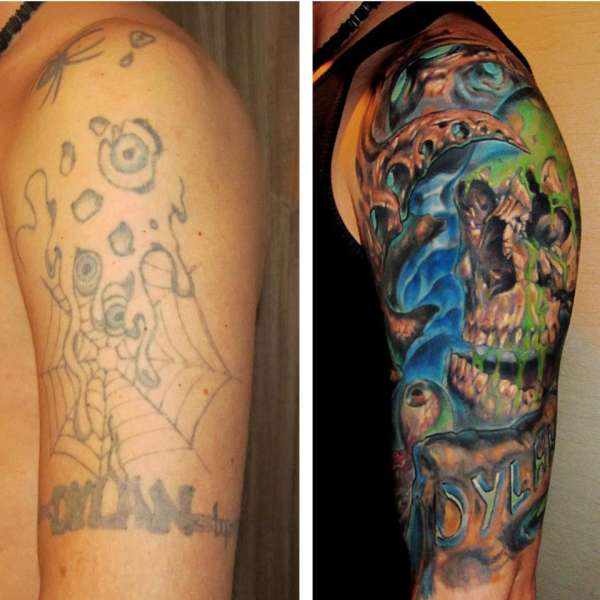 before and after tattoo