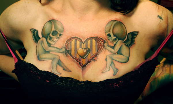 chest piece tattoo