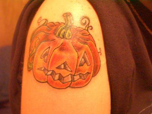 pumpkin tattoo