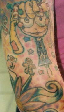 Candy Land's Forgotten Daughter on Sonya tattoo