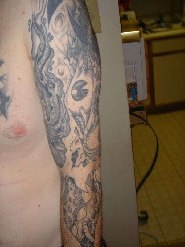 bio sleeve tattoo