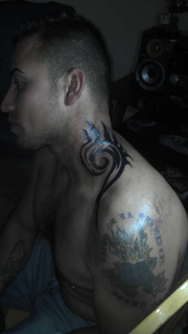 neck tattoo