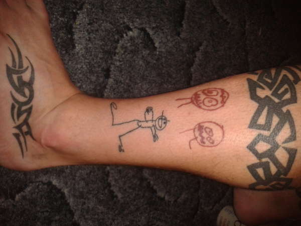 pics done by my little girl tattoo