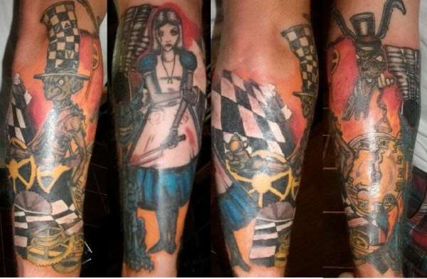 Alice tattoo