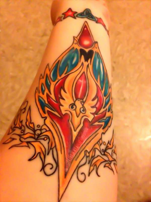 Blood elf crest tattoo