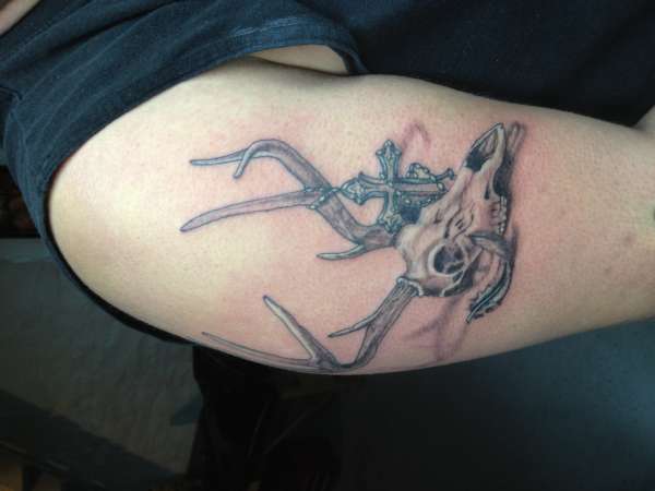 Deer skull tattoo tattoo