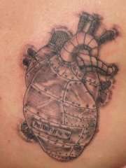 Iron Man Heart tattoo