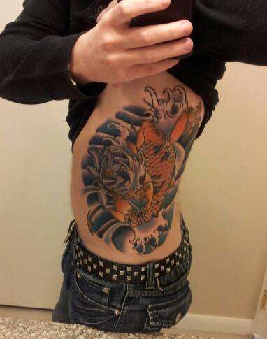 Koi Ribs tattoo