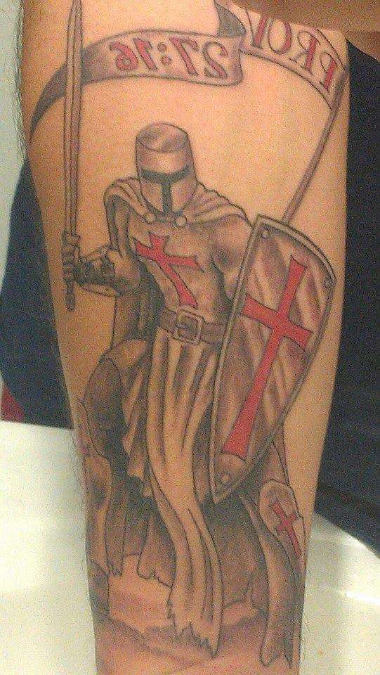 Templar Knight tattoo