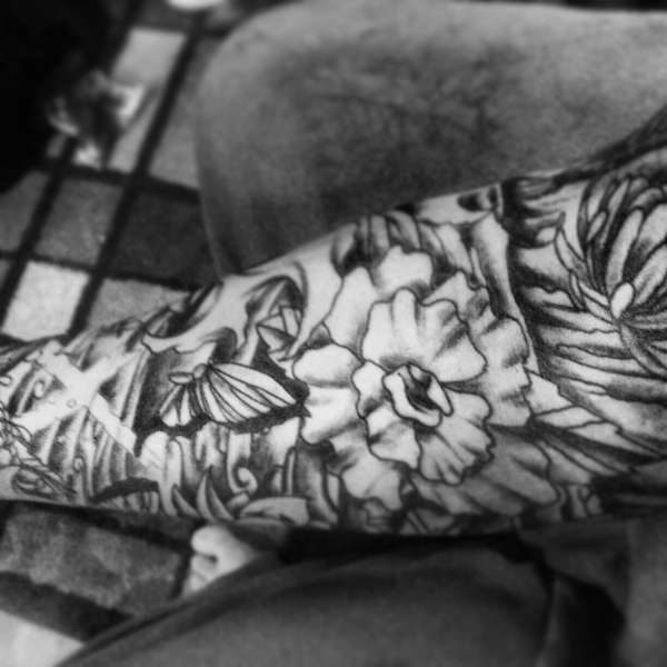 Nature Overtakes (Ferngully) Sleeve tattoo