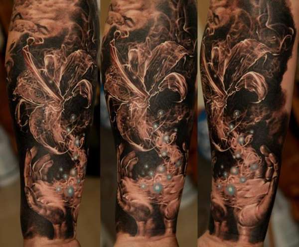 Part of my full sleeve by Dmitriy Samohin tattoo