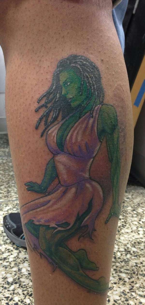 She hulk dreaded out! ( beast) tattoo