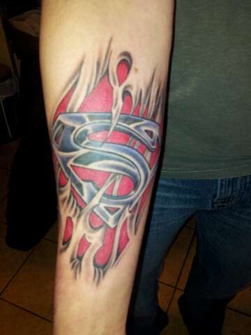 Superman tattoo