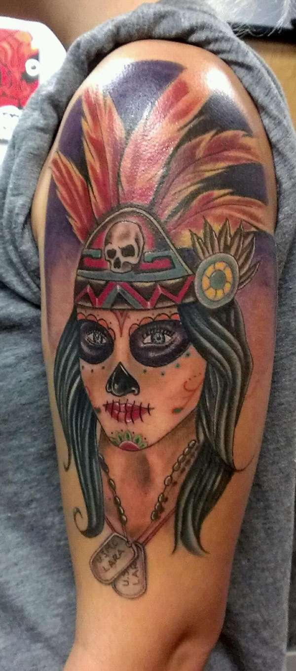 day of the dead tattoo