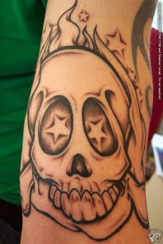 Stary Skull Man tattoo