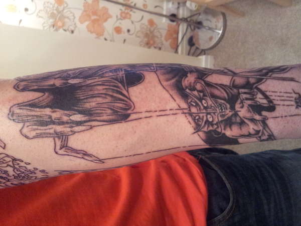 iron maiden no of the beast tattoo