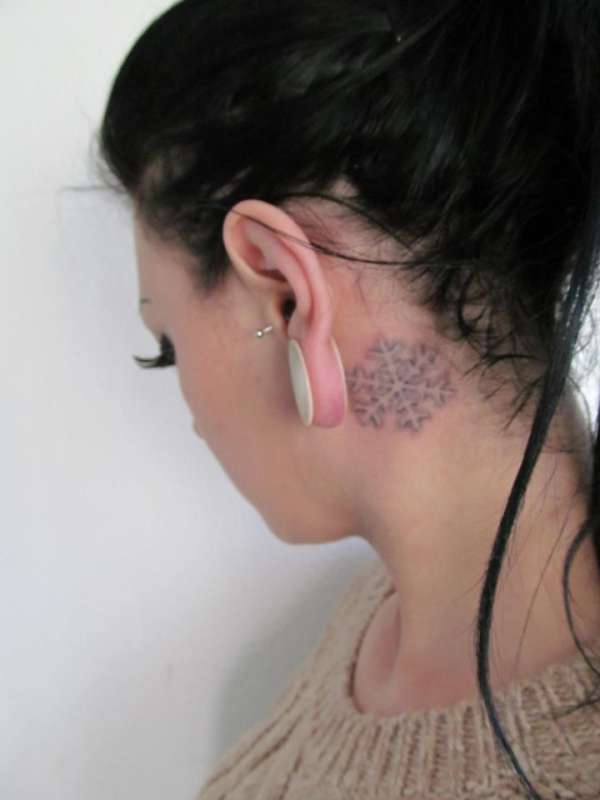 snowflake tattoo